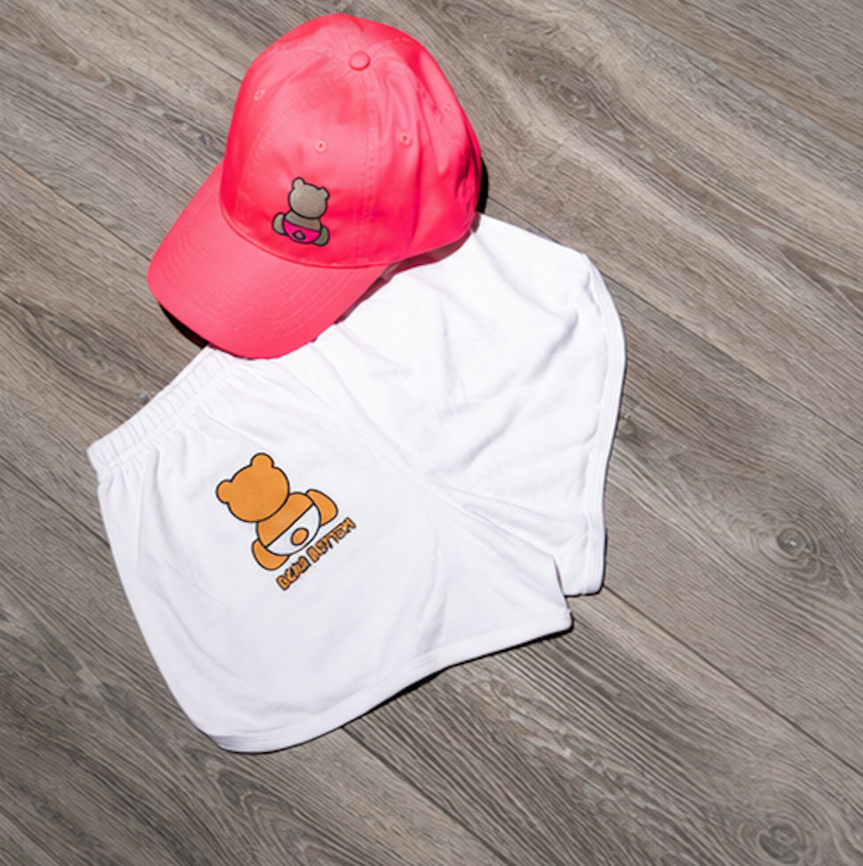 Bear Bottom Hot Pink Embroidered Dad Hat