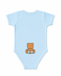 Bear Bottom Baby Onesie – Blue
