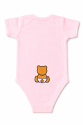 Bear Bottom Baby Onesie – Pink